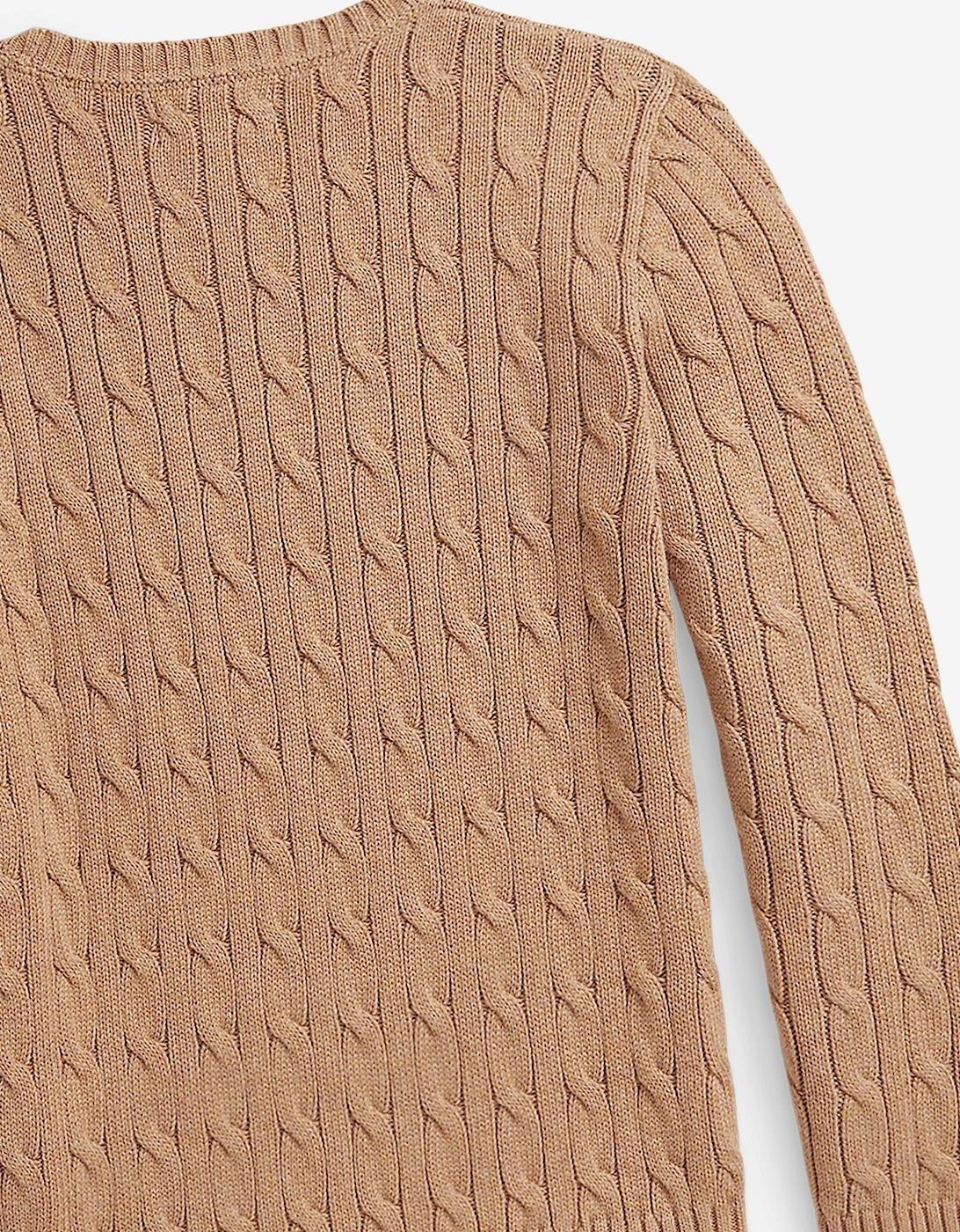 Boys Cable Knit Jumper in Beige