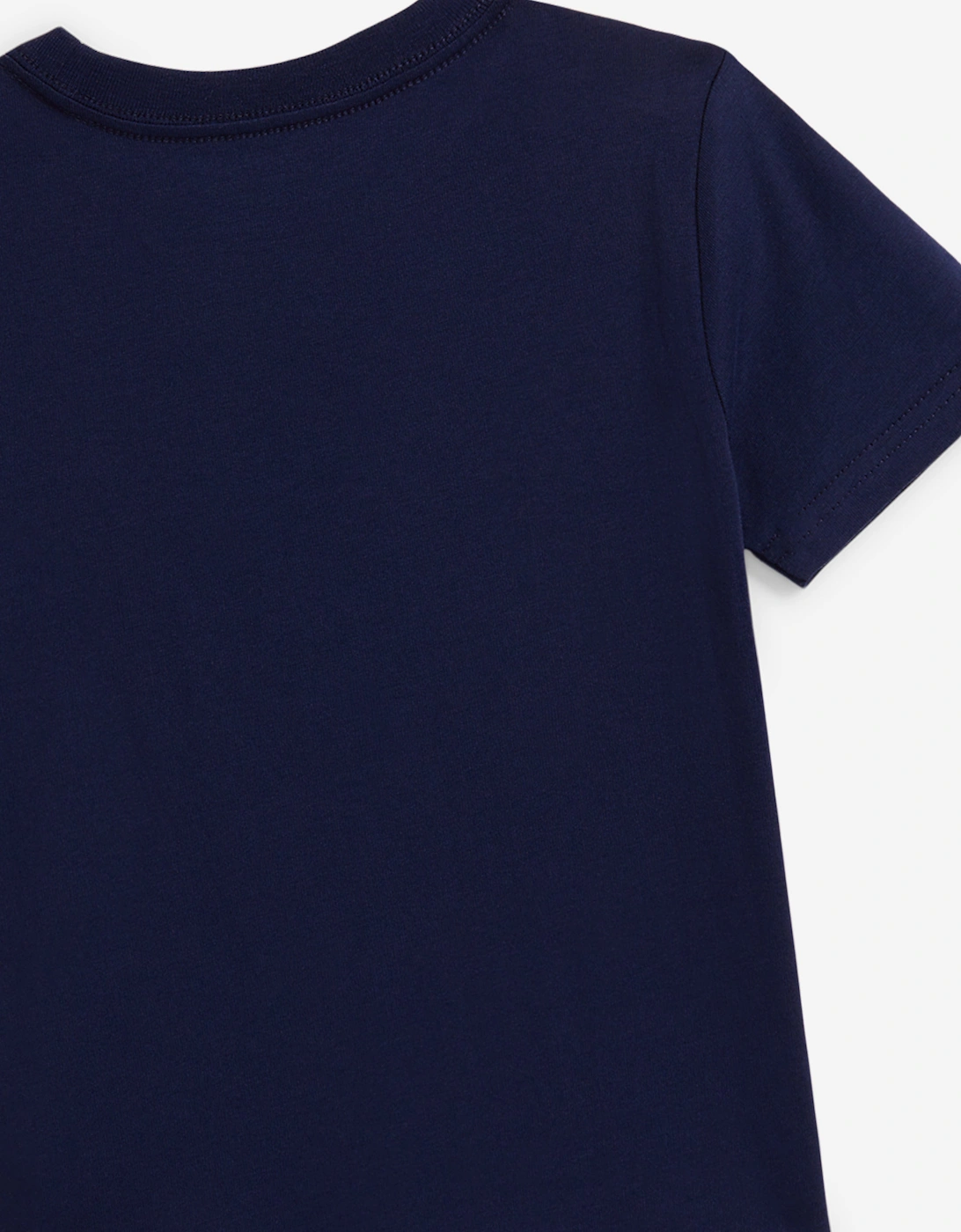 Boys Equestrian Bear T-Shirt in Navy
