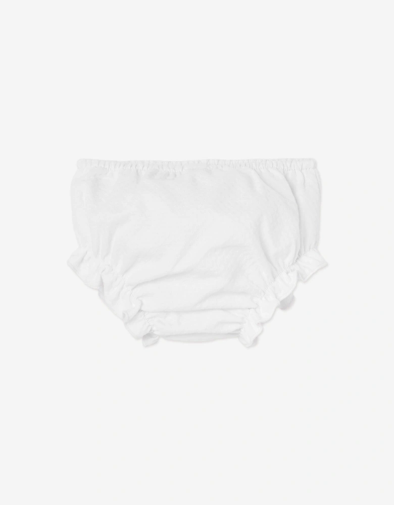 Baby Girls Cotton Knit Dress with Bloomers in Pink