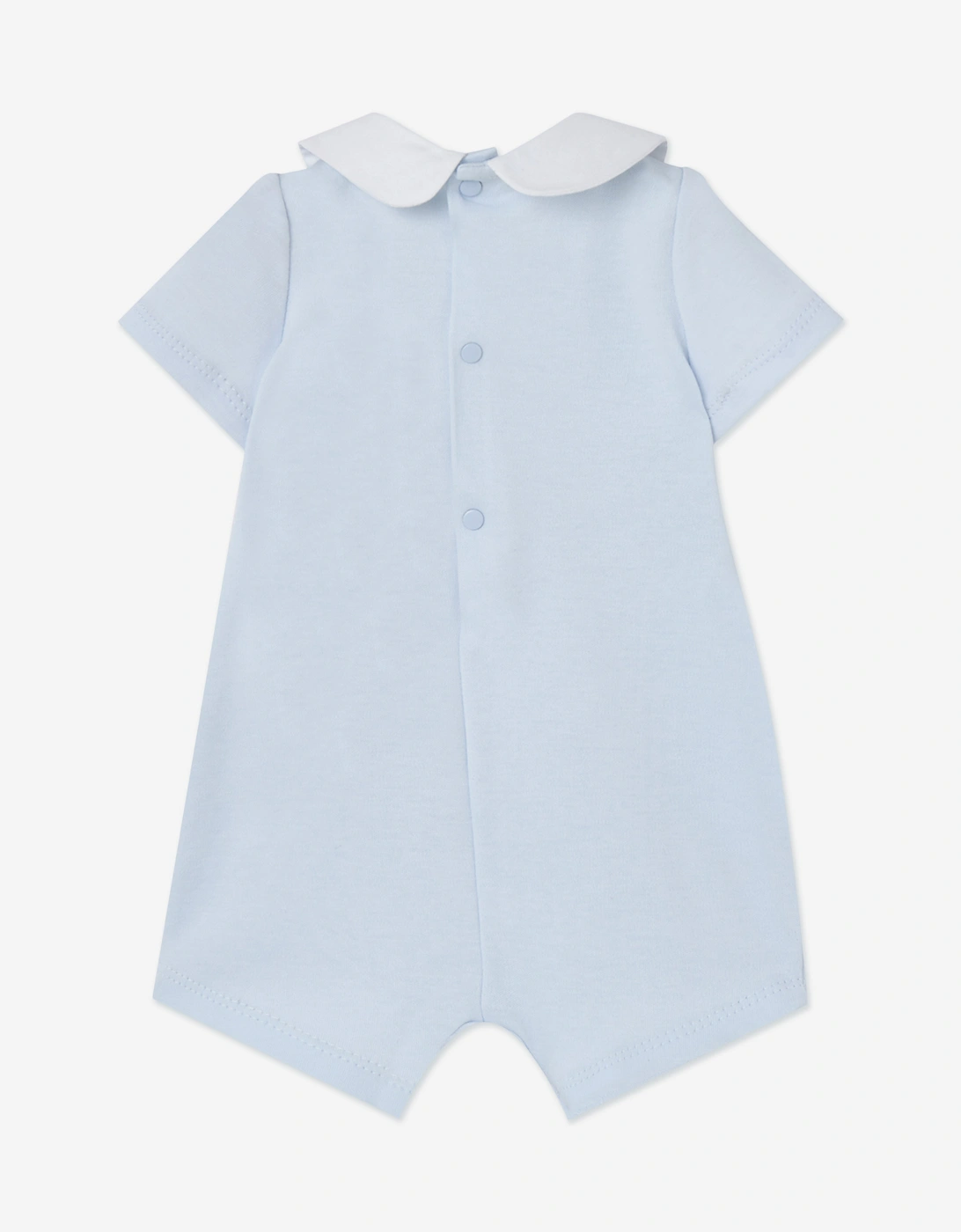 Baby Boys Cotton Romper in Blue