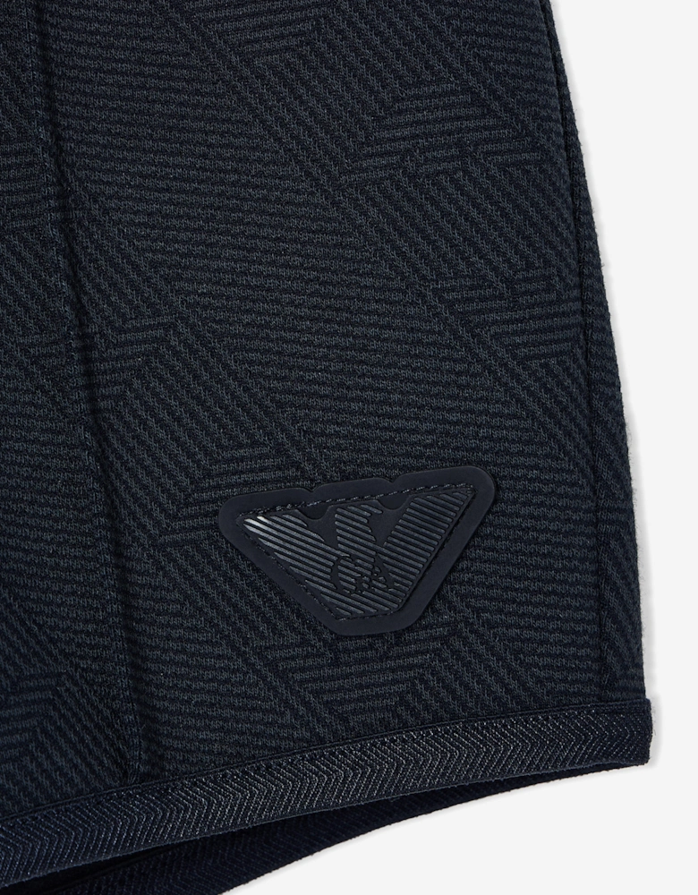 Baby Boys Eagle Logo Shorts in Navy