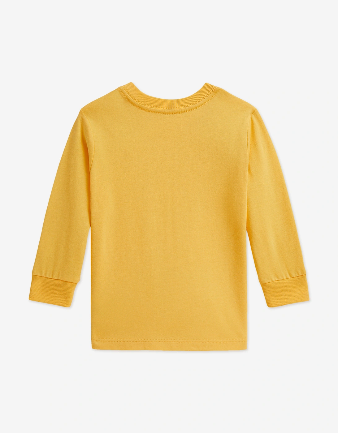 Baby Boys Long Sleeve Polo Bear T-Shirt in Yellow