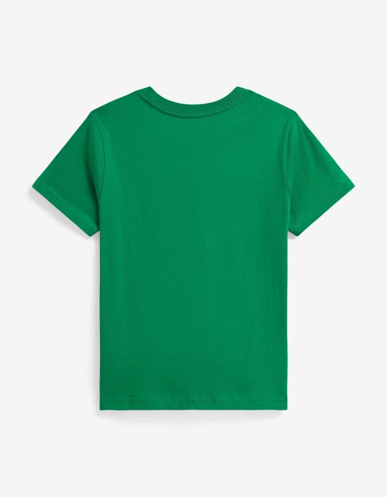 Boys Polo Bear T-Shirt in Green