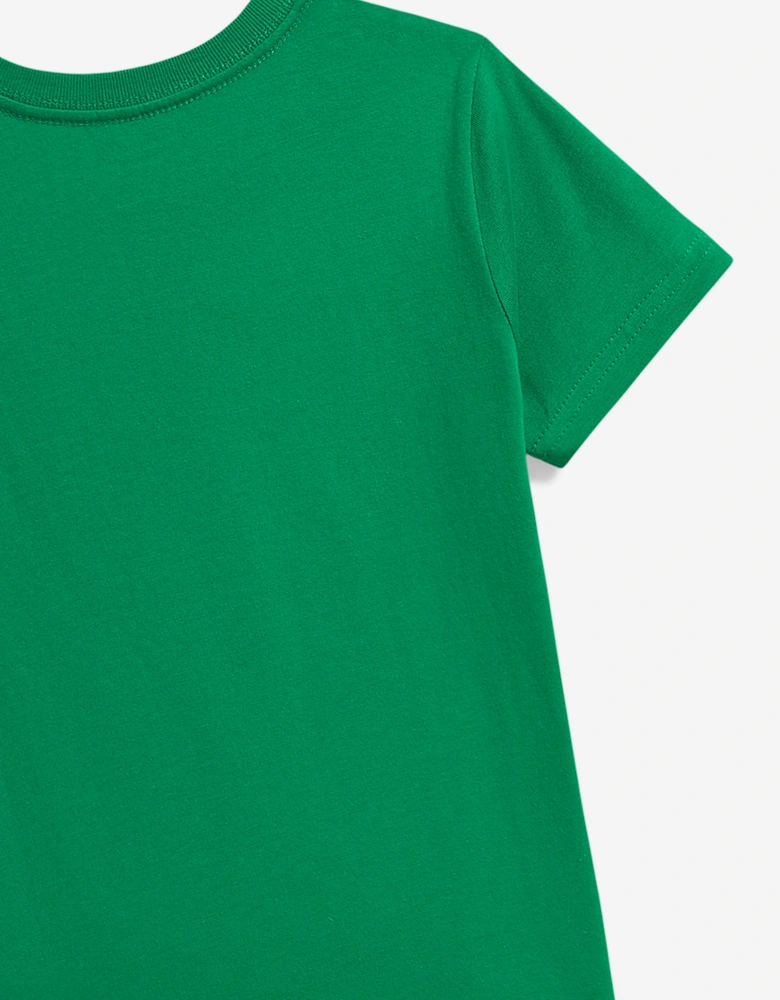 Boys Polo Bear T-Shirt in Green