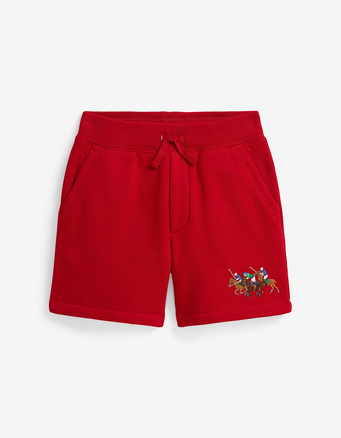 Ralph Lauren Boys Red Polo Player Shorts In  5 Years Size 5 Yrs Kids