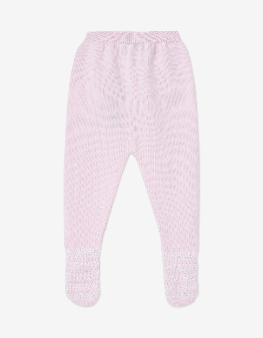Baby Girls 2 Piece Cotton Knit Set in Pink