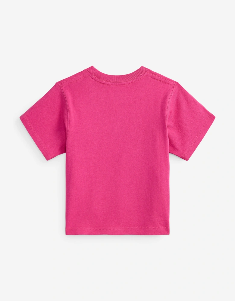 Girls Logo T-Shirt in Pink