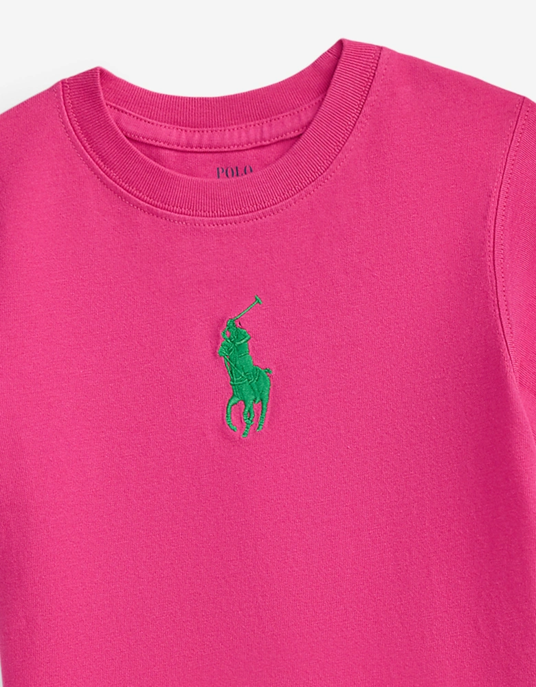 Girls Logo T-Shirt in Pink