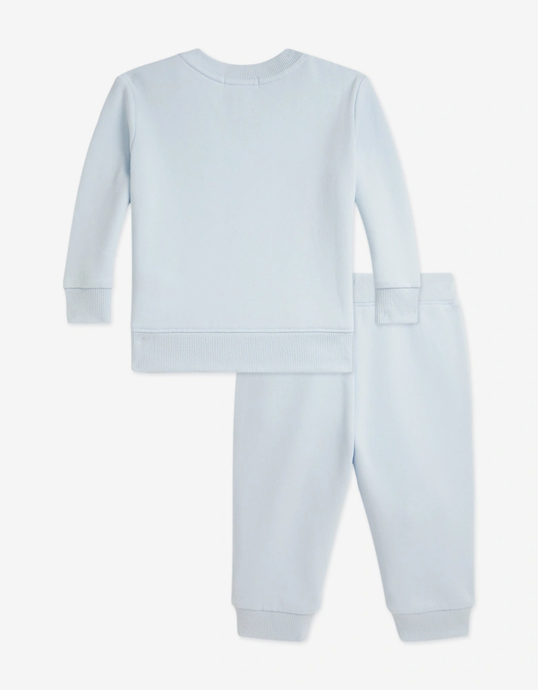 Baby Boys Bear Tracksuit in Blue