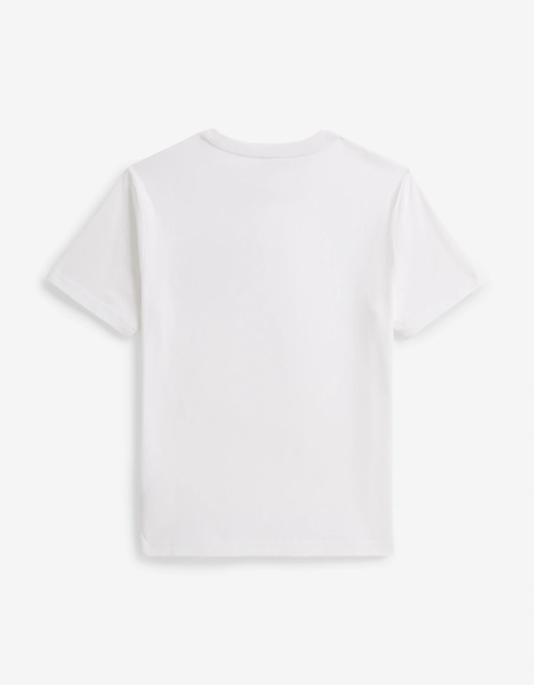 Boys Polo Player Jersey T-Shirt in White