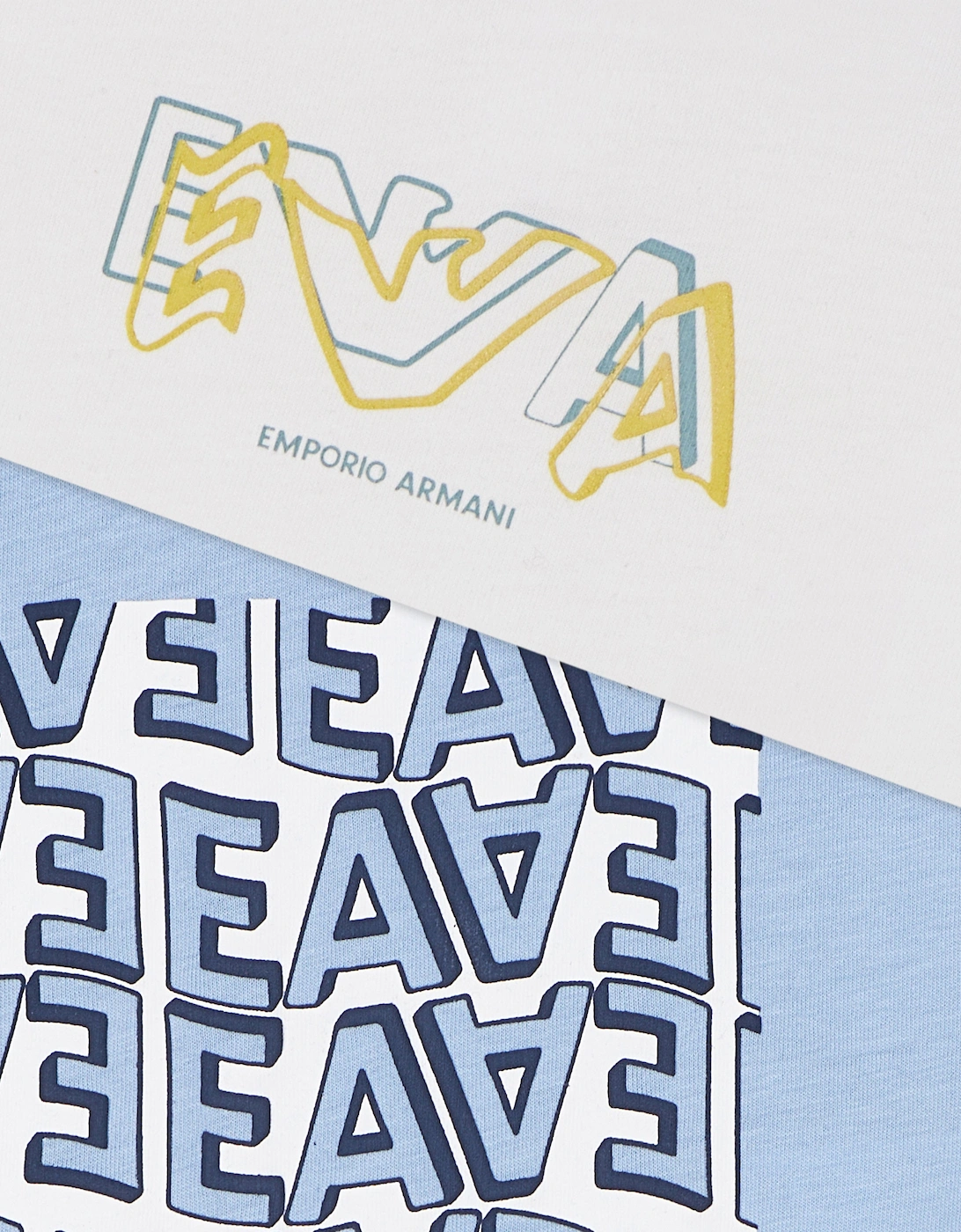 Baby Boys 2 Pack T-Shirt Set in Blue