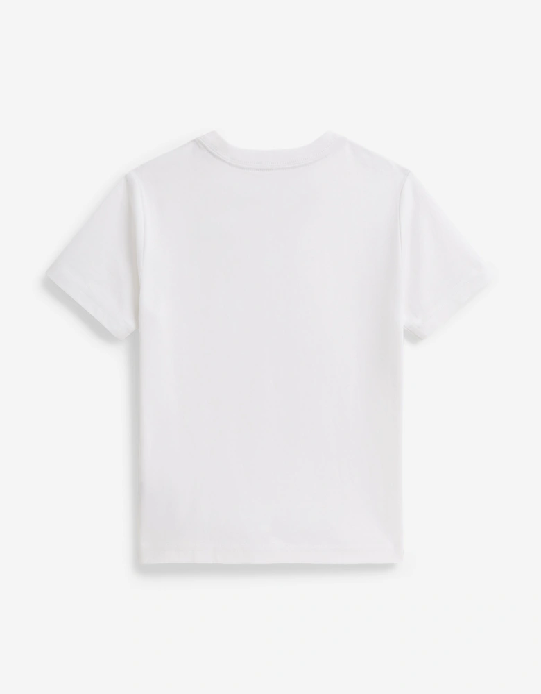 Boys Polo Player T-Shirt in White