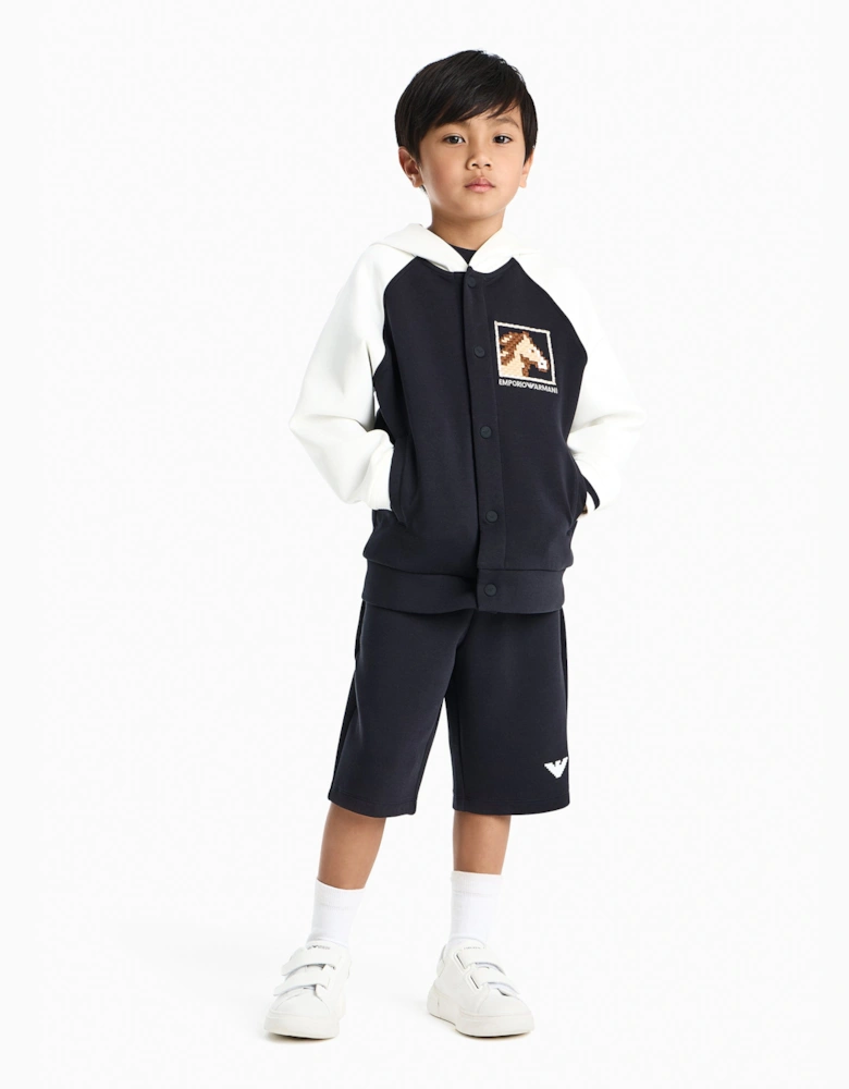 Boys Lunar New Year Logo Shorts in Navy