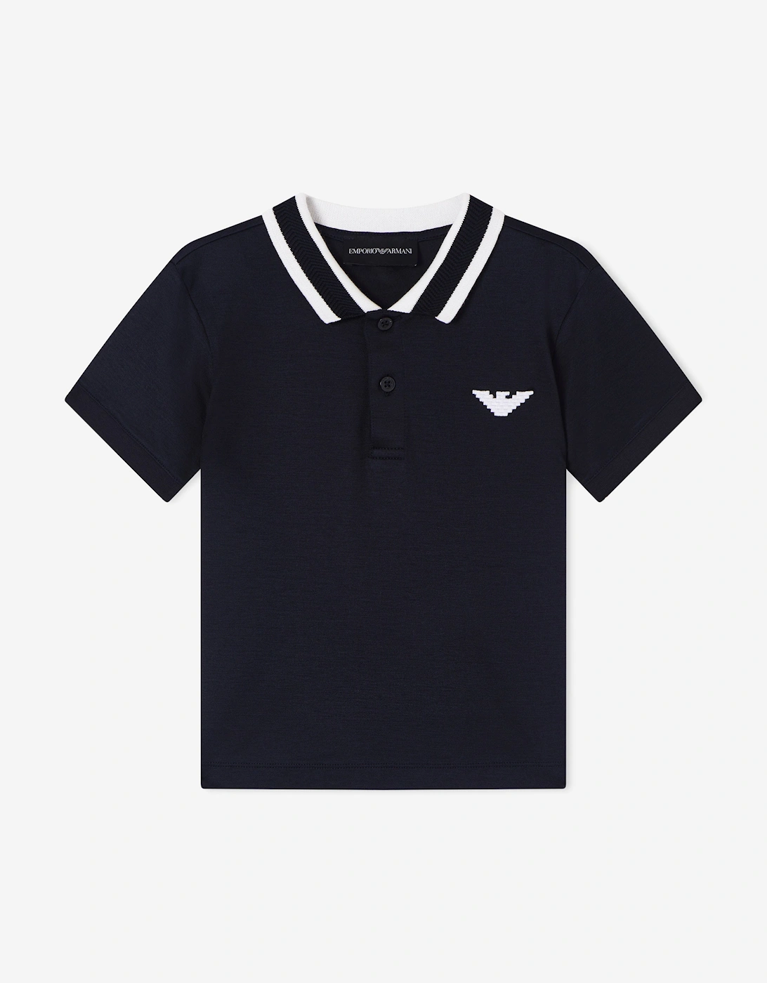 Boys Lunar New Year Polo Shirt in Navy, 4 of 3