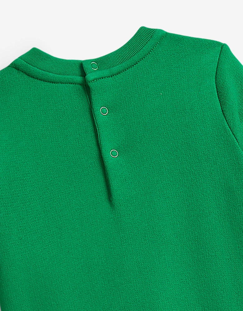 Baby Boys Polo Bear Romper in Green