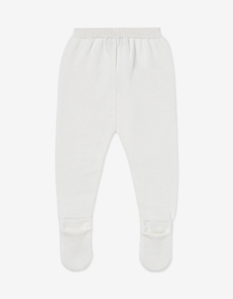 Baby 2 Piece Cotton Knit Set in Ivory