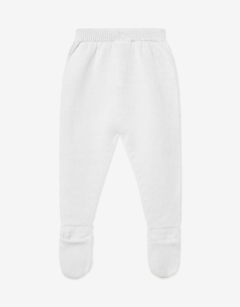 Baby Cotton 3 Piece Set in White