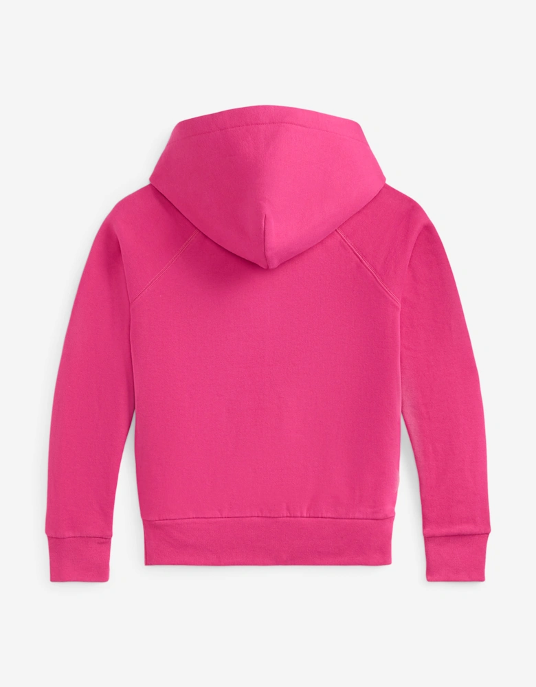 Girls Logo Hoodie in Pink
