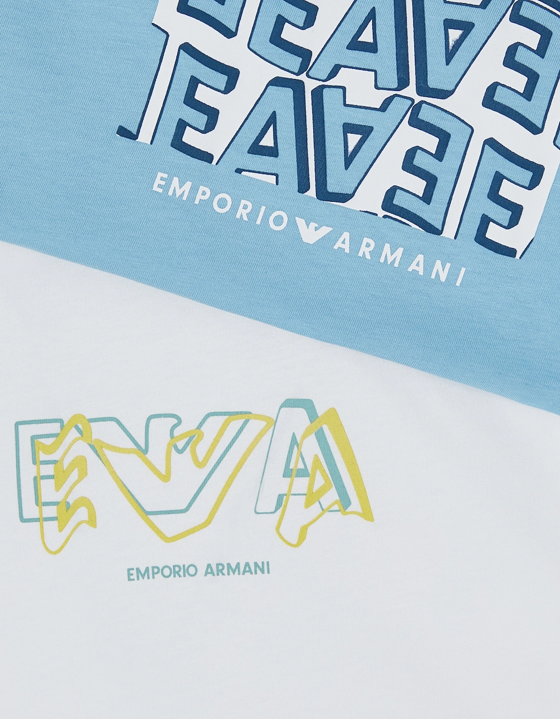 Boys 2 Pack T-Shirt Set in Blue