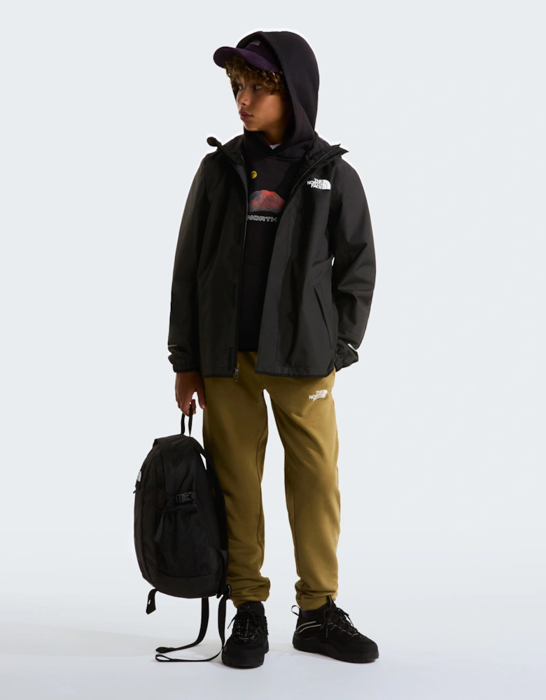 Boys Antora Rain Jacket in Black