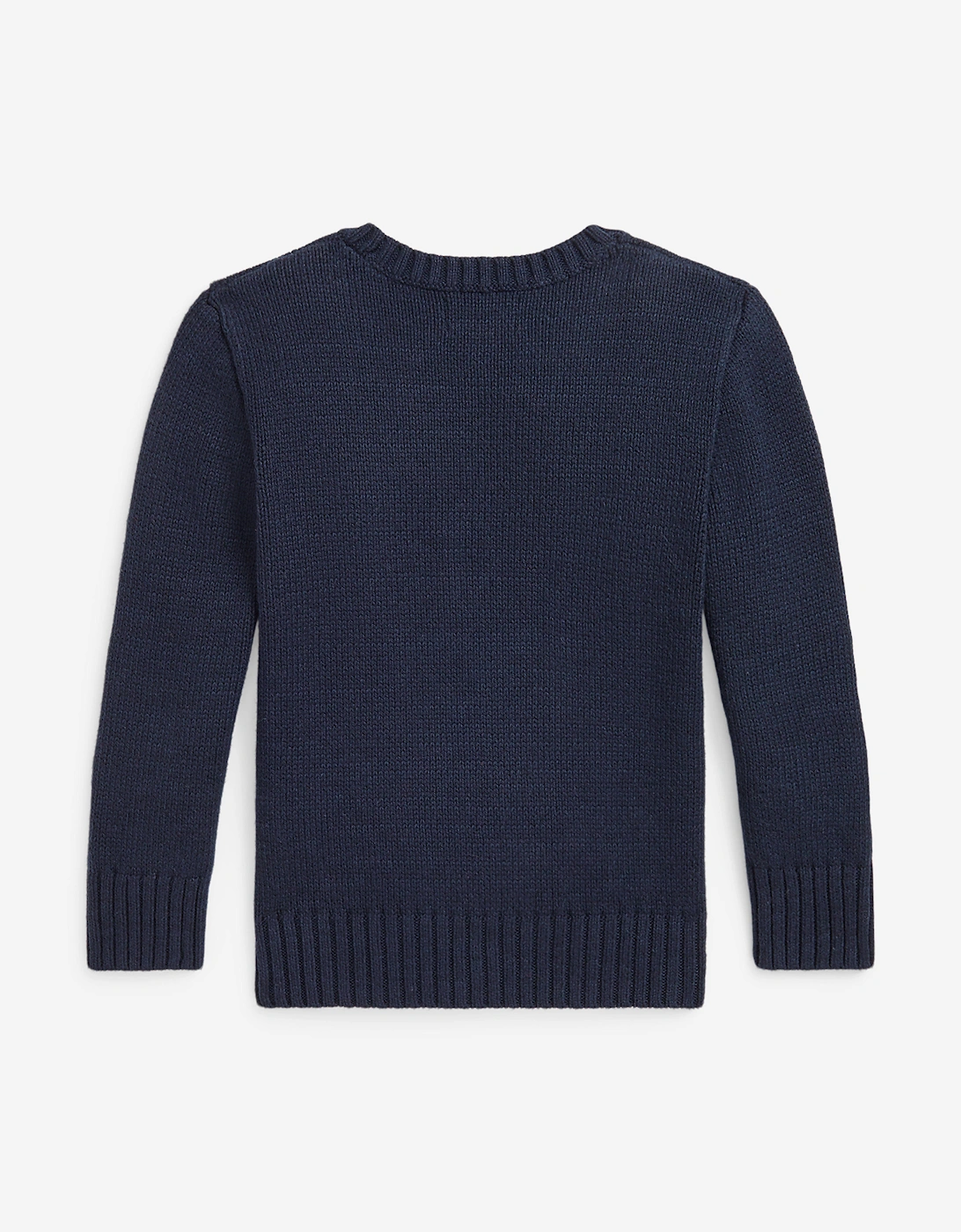 Boys Polo Bear Jumper in Navy