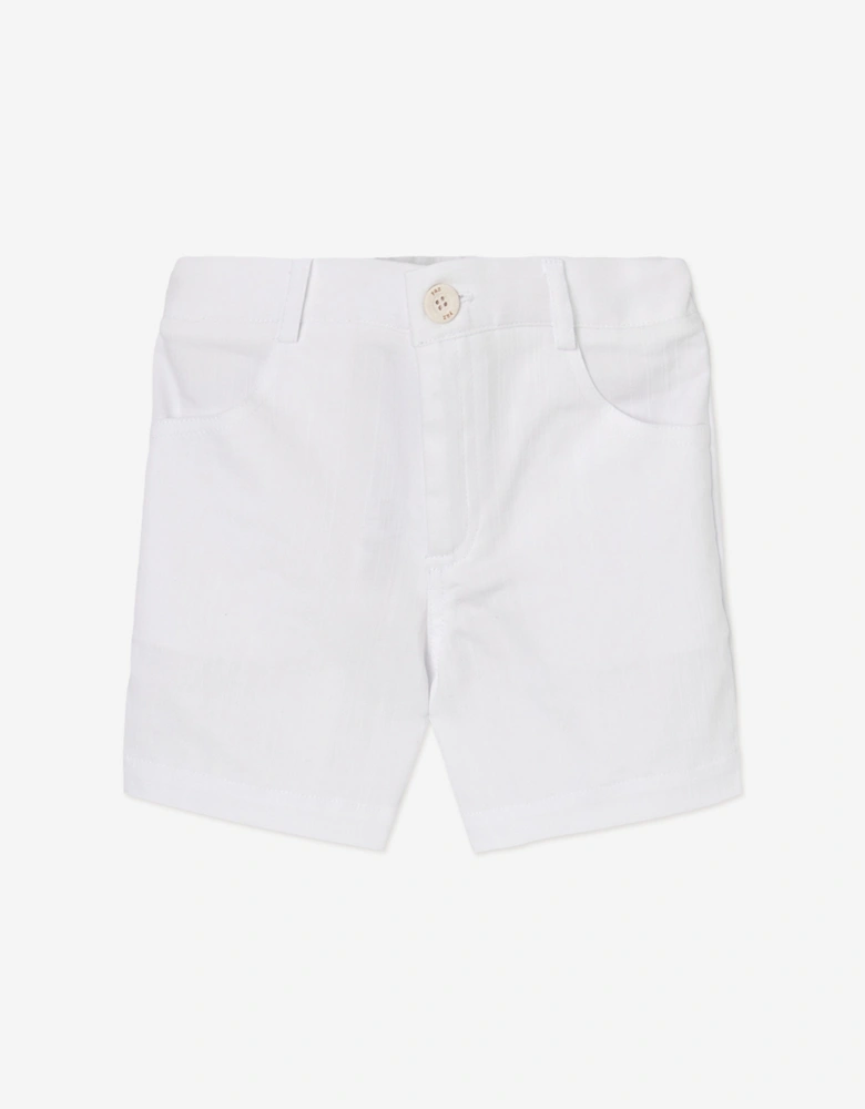 Baby Boys Cotton Short Set in Blue