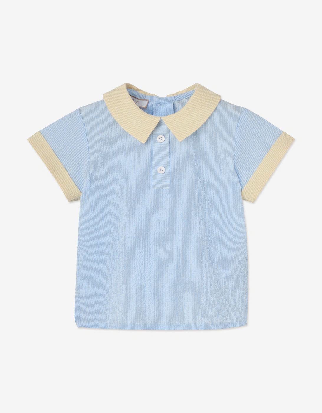 Baby Boys Cotton Short Set in Blue