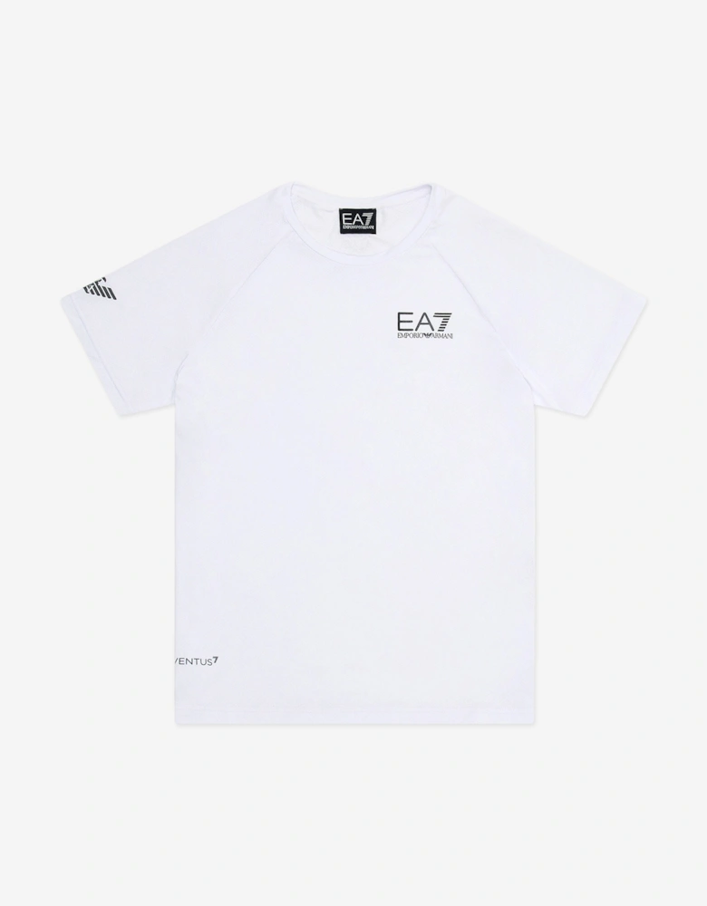Emporio Armani Boys Tennis Pro T-Shirt in White