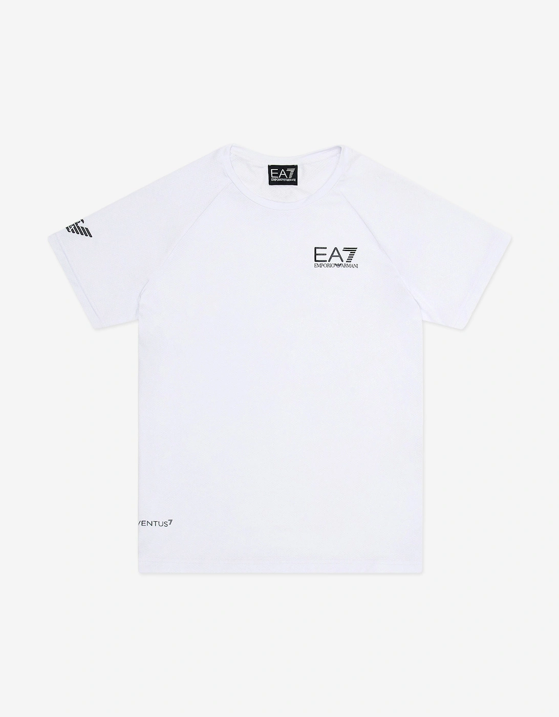 Emporio Armani Boys Tennis Pro T-Shirt in White, 4 of 3