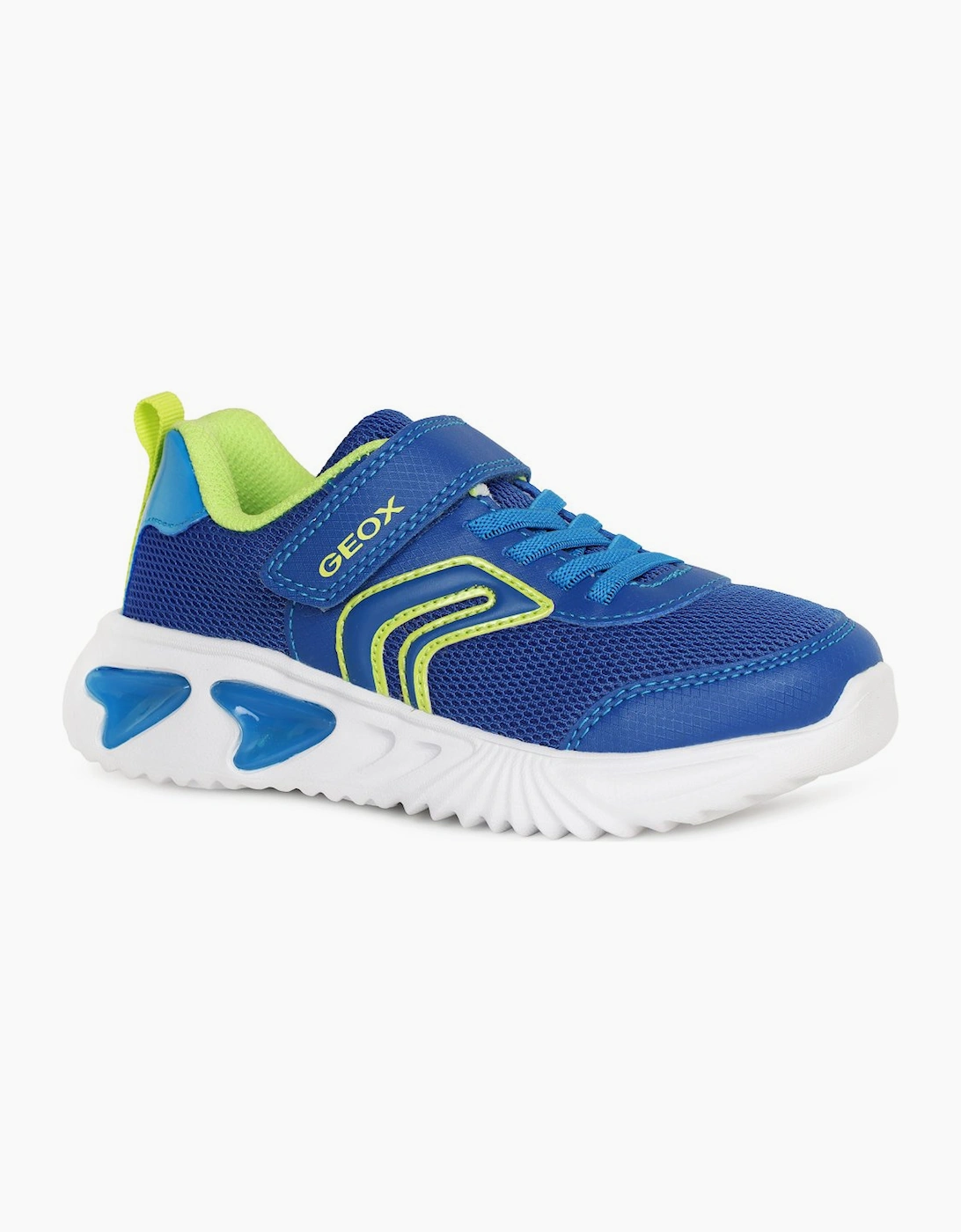 Geox Girls Blue 'S Junior Assisiter Trainers  F (Standard)/12.5 Size 12.5 Kids