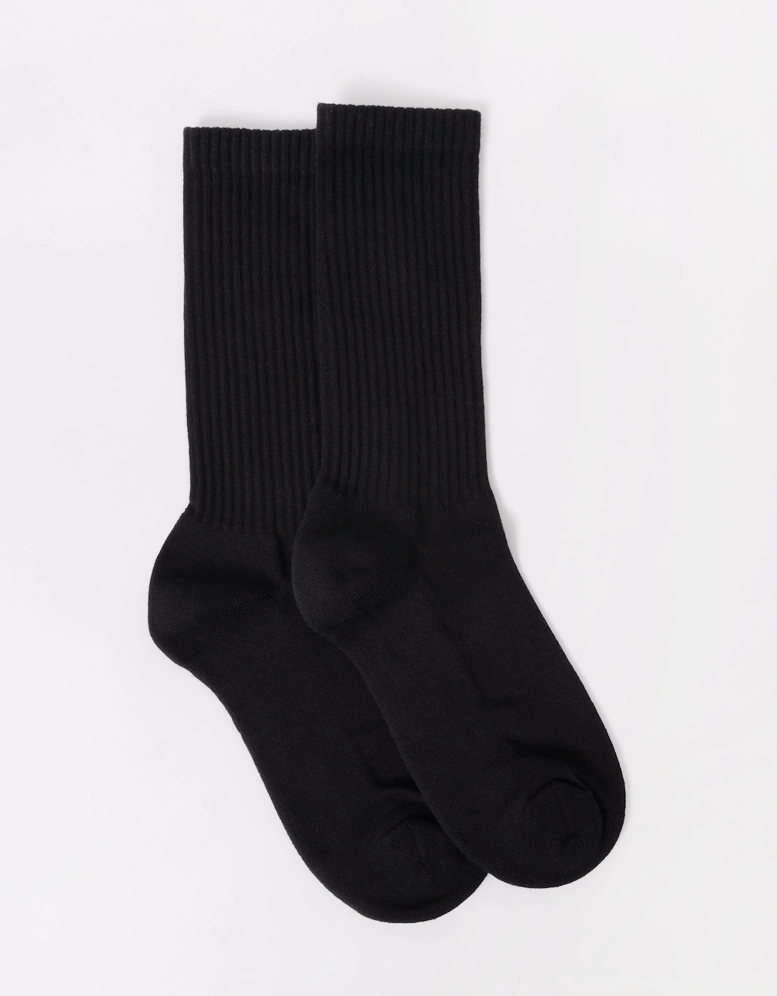 Mens Organic Active Socks - Deep Black
