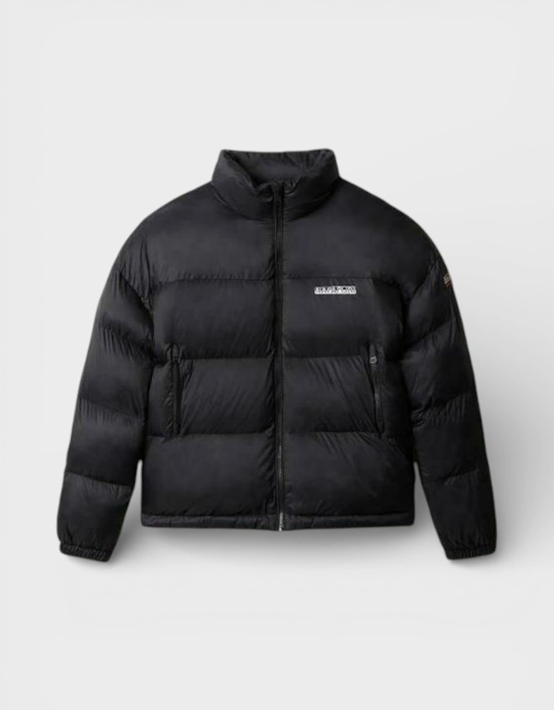 Puffer Winter Quilted Jacket Black