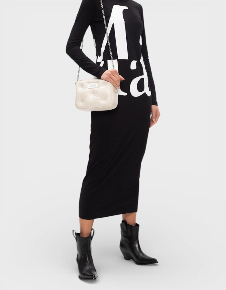 MM1 Printed Dress Black