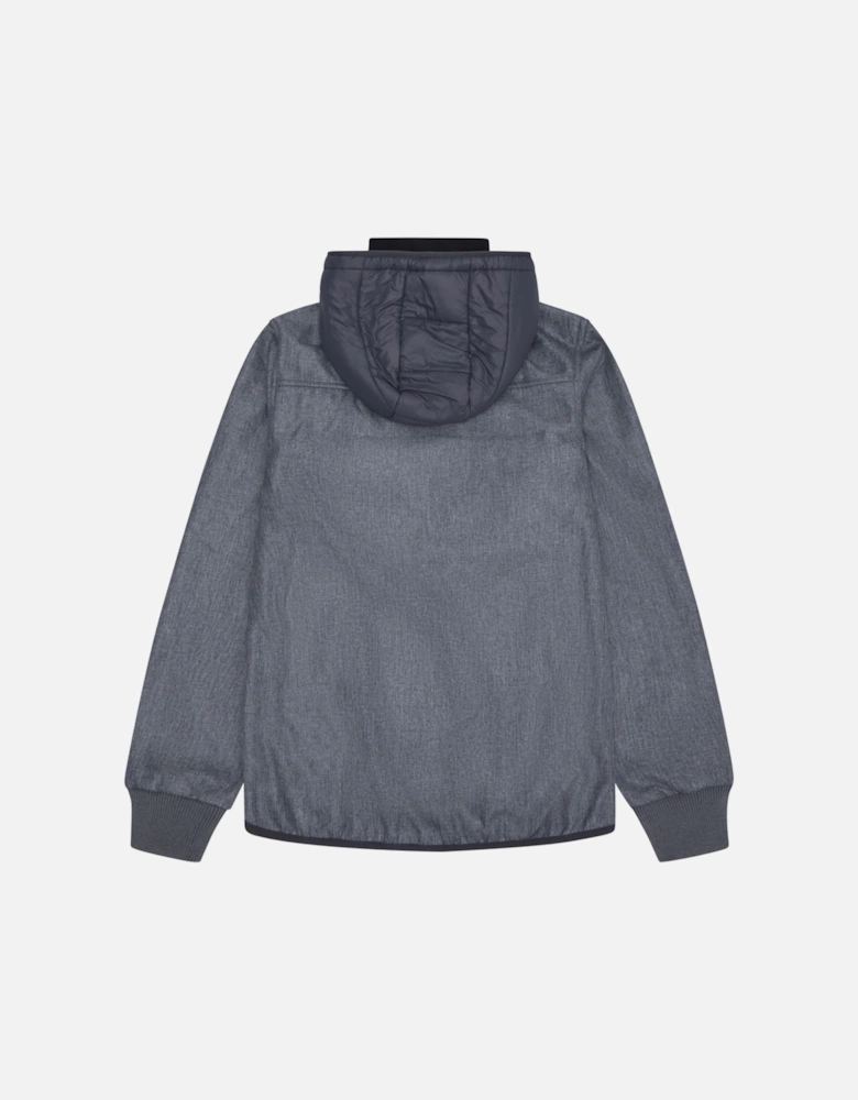 RB1562 Mixed Media Jacket - Ice Grey