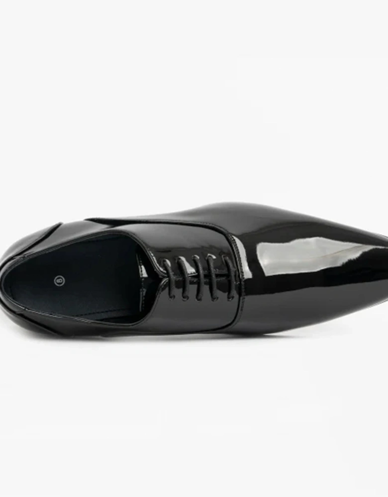 GABRIEL Mens Oxford Dress Shoes Black Patent