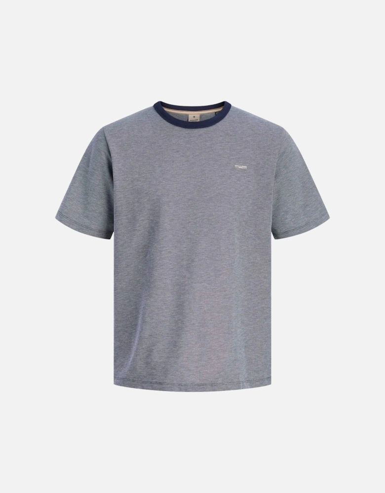 JPRBLUALVS SS Tee Ln Maritime Blue Melange