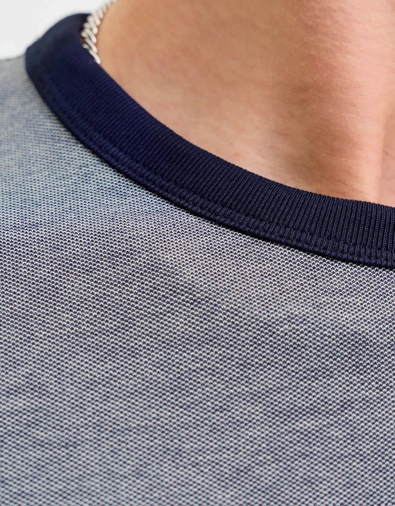 JPRBLUALVS SS Tee Ln Maritime Blue Melange