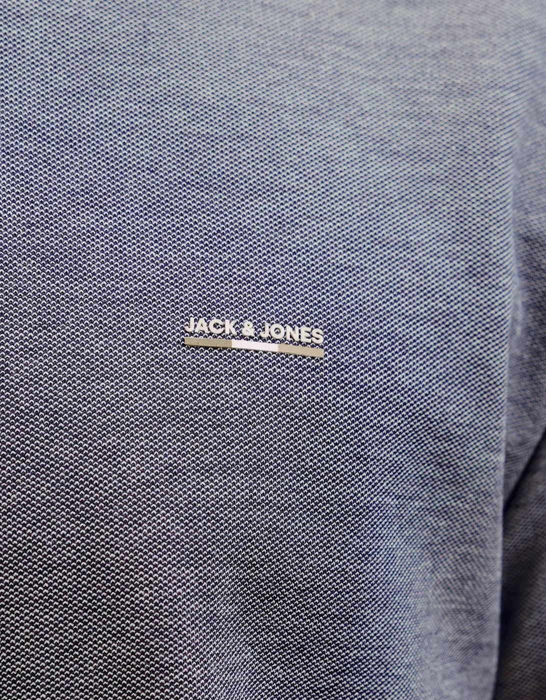 JPRBLUALVS SS Tee Ln Maritime Blue Melange