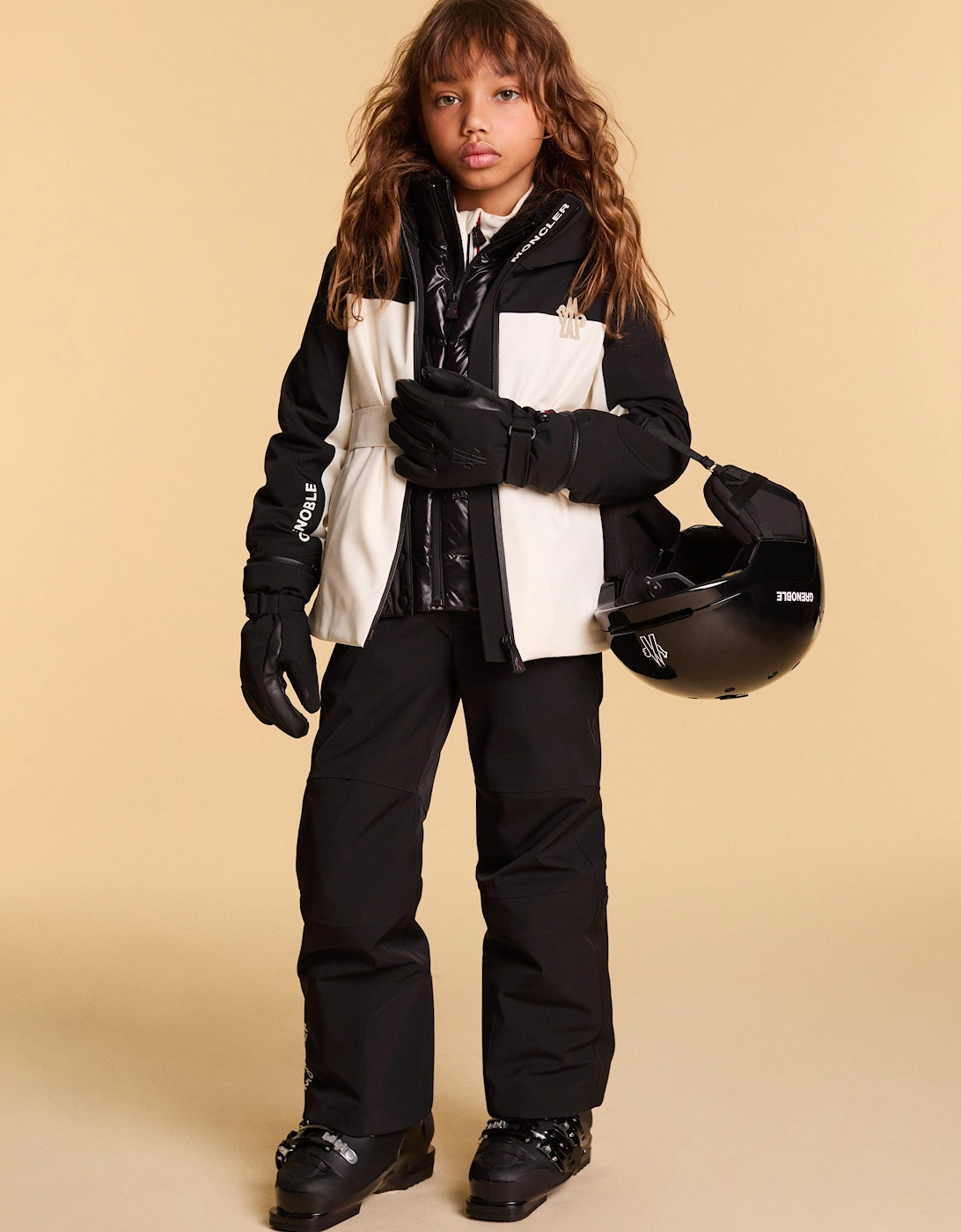 Enfant Kids Grenoble Ski Trousers in Black