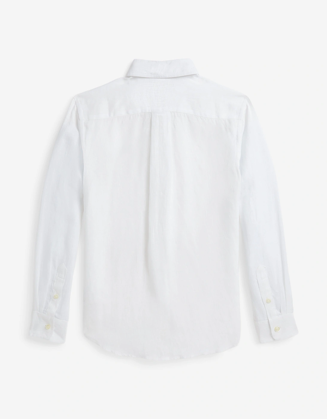 Boys Linen Shirt in White