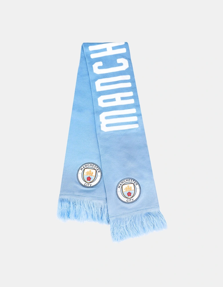 Manchester City Fc Dna Fan Scarf