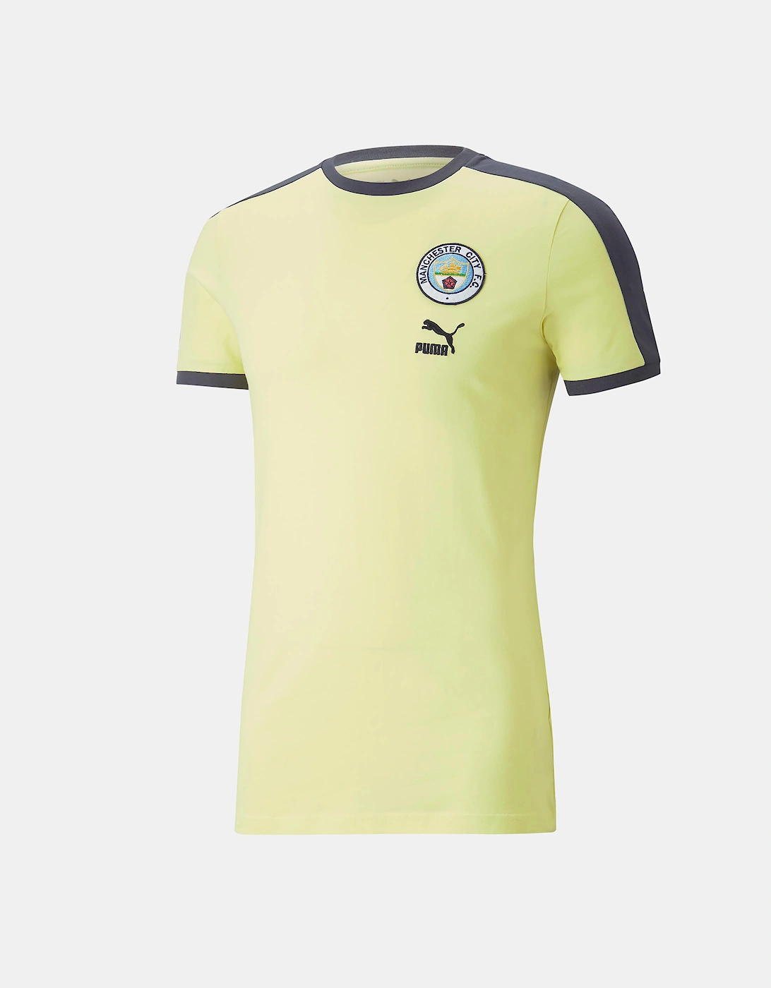 Manchester City Fc Ftblheritage T7 T-Shirt, 3 of 2