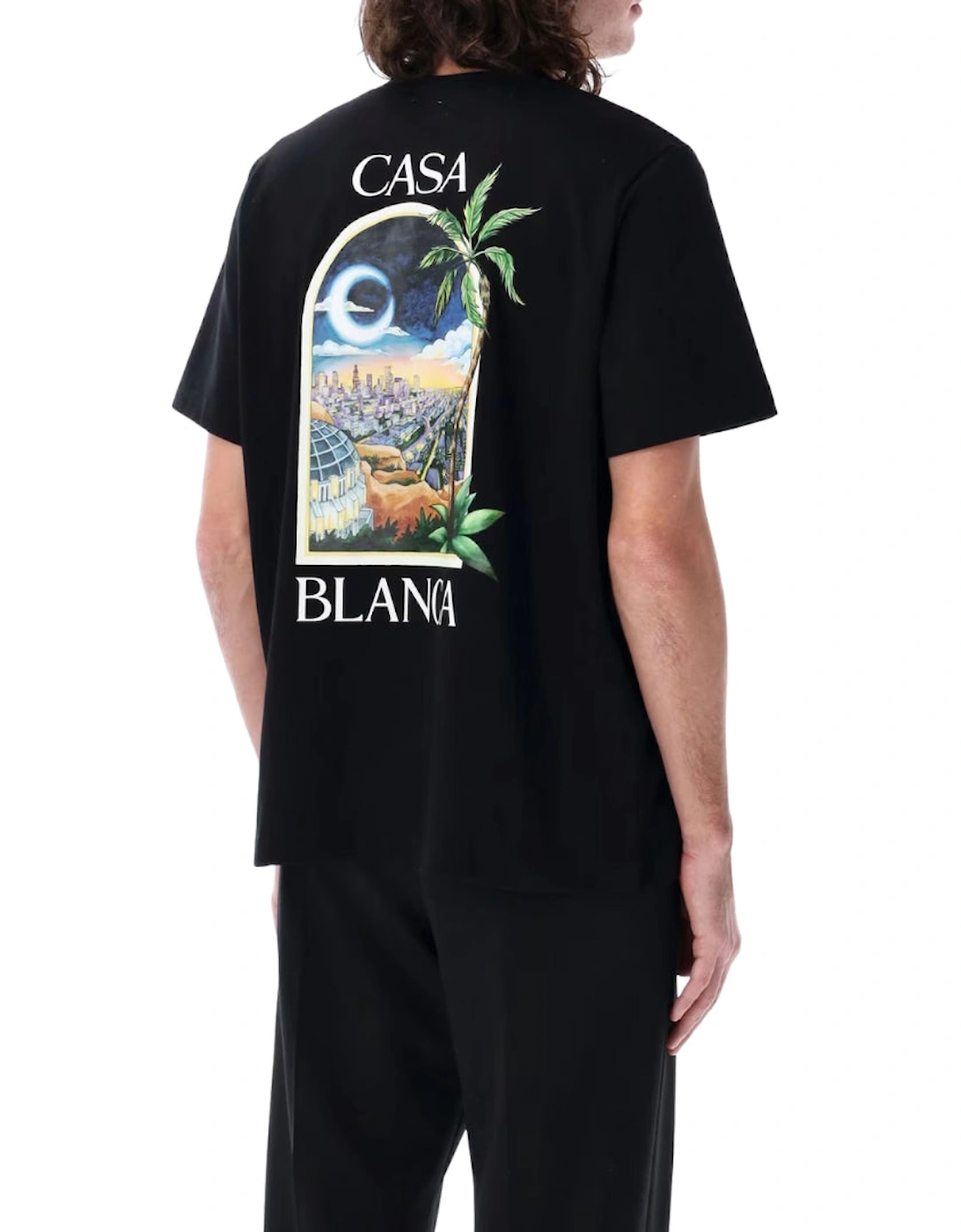 La Night Printed T-Shirt Black T-Shirt