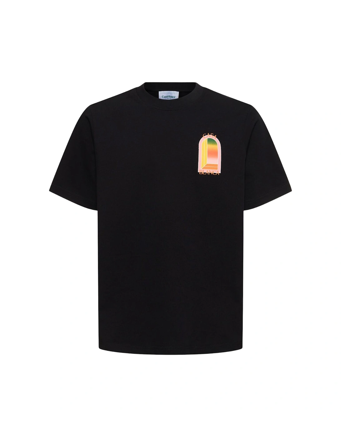Gradient Arch Design Black T-Shirt, 5 of 4