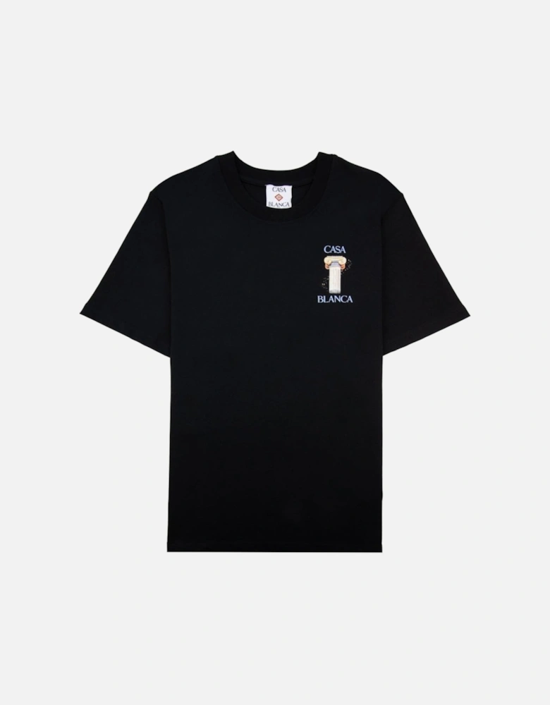 La Colonne Printed T-Shirt Black T-Shirt