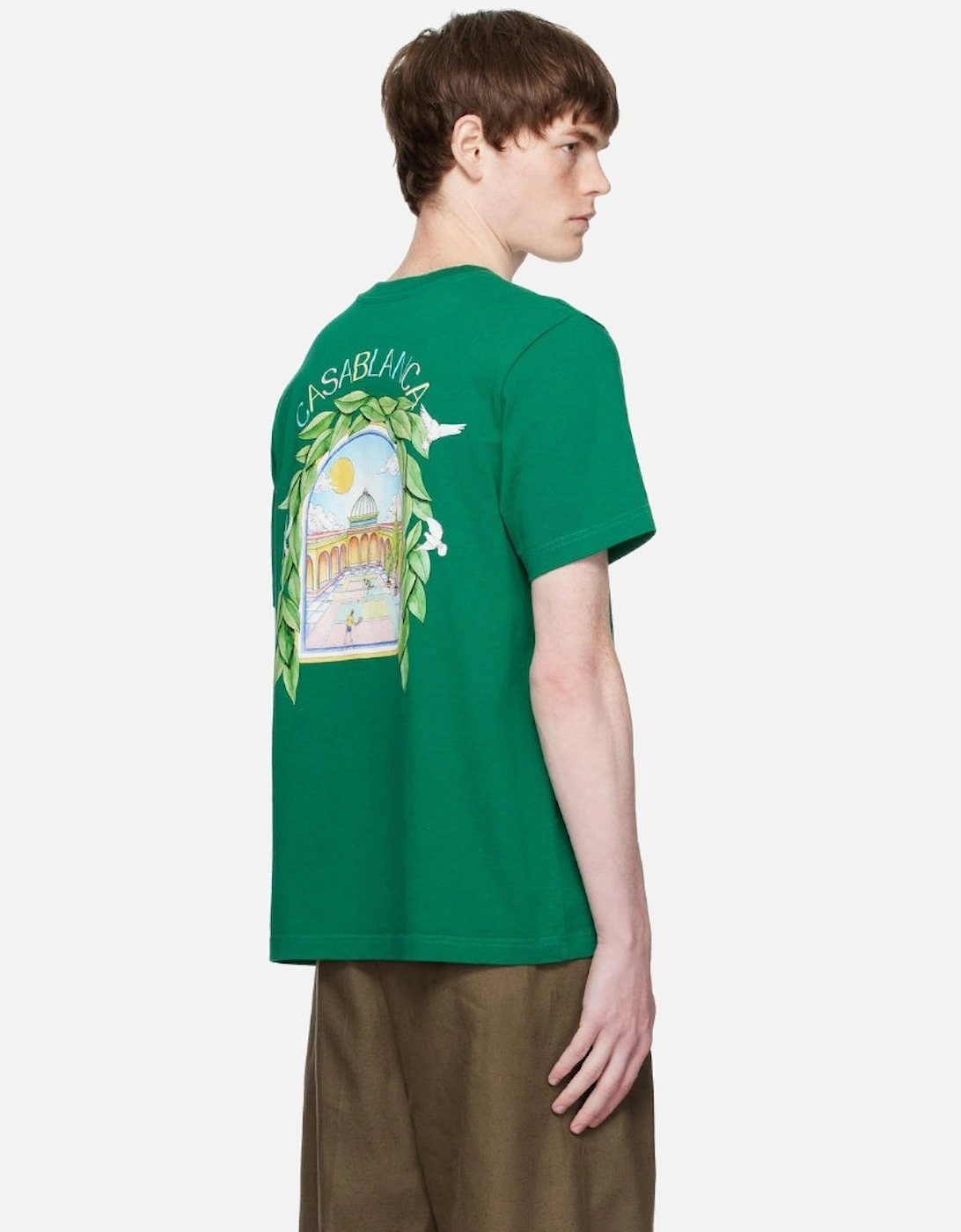 Printed T-Shirt L'Arch De Tennis Green T-Shirt