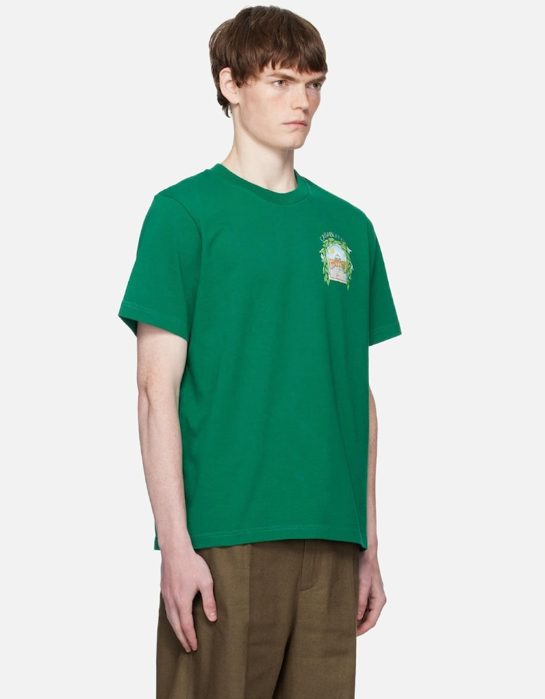Printed T-Shirt L'Arch De Tennis Green T-Shirt