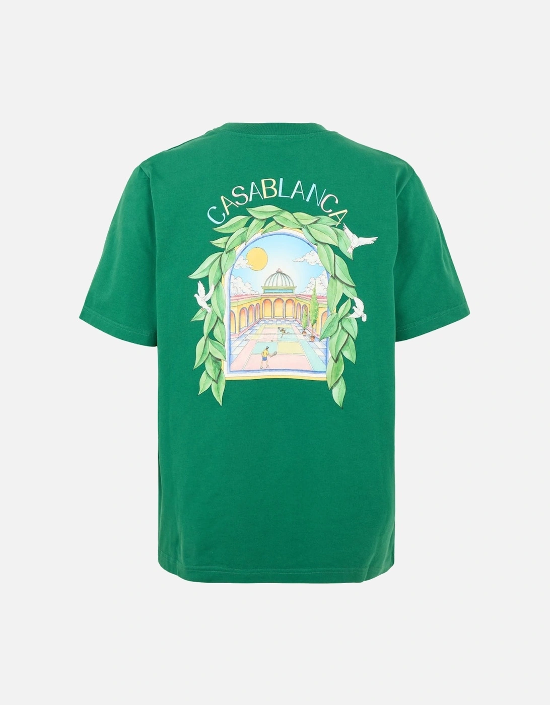 Printed T-Shirt L'Arch De Tennis Green T-Shirt