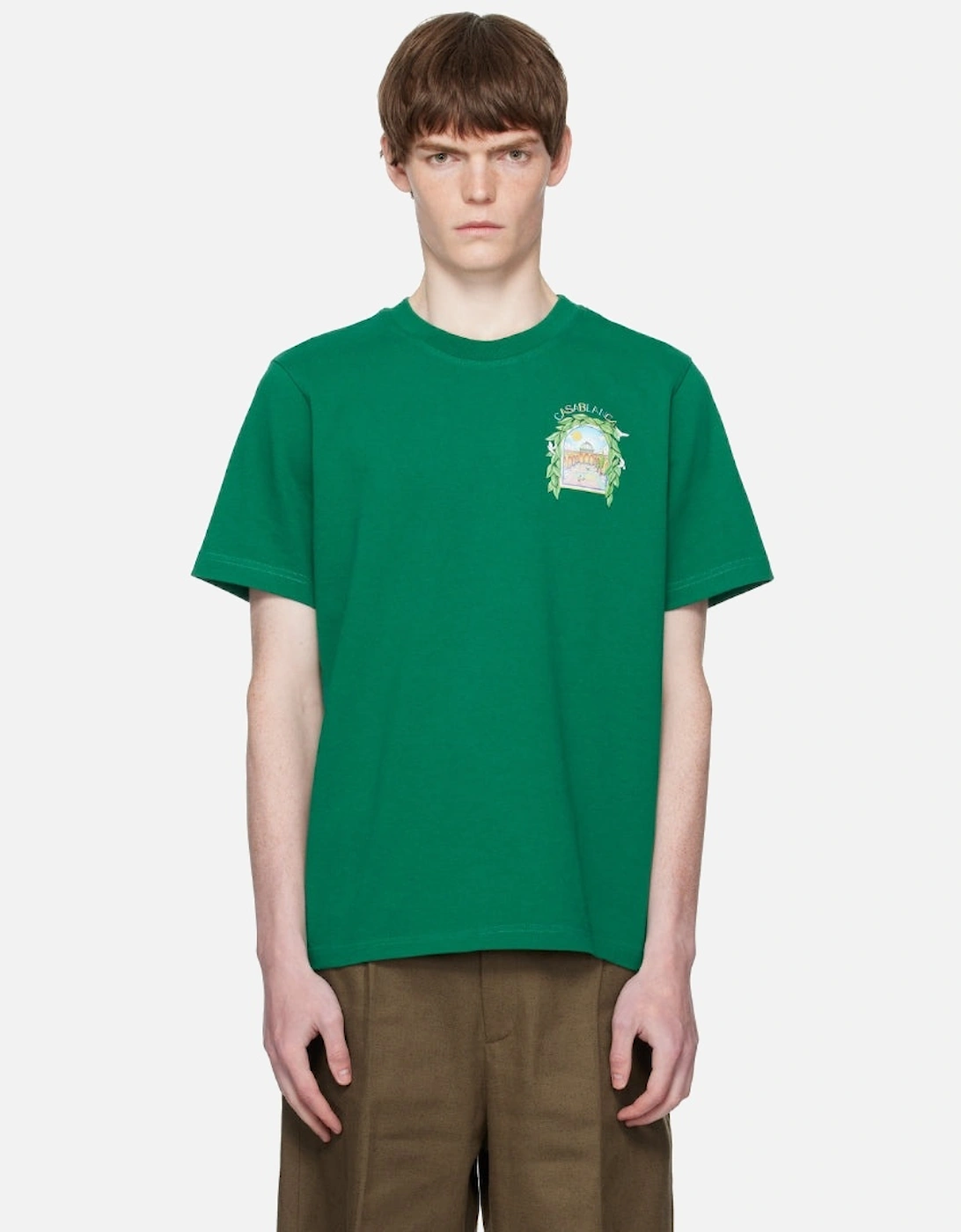Printed T-Shirt L'Arch De Tennis Green T-Shirt