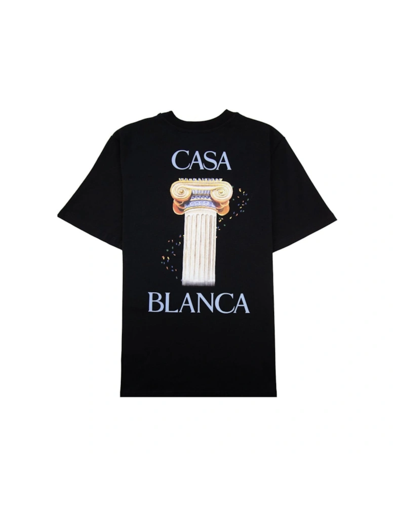 La Colonne Printed T-Shirt Black T-Shirt
